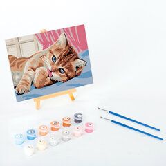 Картина по номерам 15&times;20 см, ЮНЛАНДИЯ &laquo;Котёнок&raquo;, на холсте, акрил, кисти, 662502