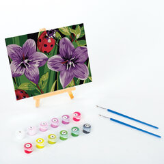 Картина по номерам 15&times;20 см, ЮНЛАНДИЯ &laquo;Божья коровка&raquo;, на подрамнике, акрил, кисти, 662503