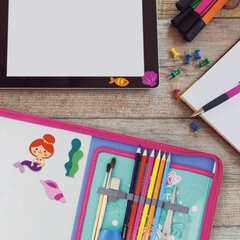 Наклейки из EVA &laquo;Русалки&raquo;, 15 штук, ассорти, 13&times;21 см, ЮНЛАНДИЯ, 662681