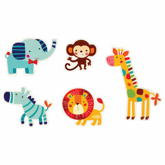 Наклейки из EVA &laquo;Зверушки&raquo;, 24 штуки, ассорти, ЮНЛАНДИЯ, 662686