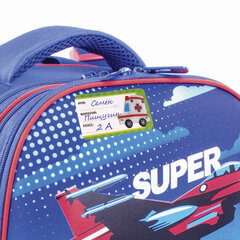 Наклейки для маркировки школьных принадлежностей &laquo;Машинки&raquo;, 12 штук, 14&times;21 см, ЮНЛАНДИЯ, 662712