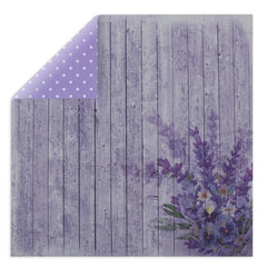 Бумага для скрапбукинга 30&times;30 см &laquo;Прованс&raquo;, двусторонняя, 12 листов, 12 дизайнов, 180 г/<wbr/>м<sup>2</sup>, ОСТРОВ СОКРОВИЩ, 662765