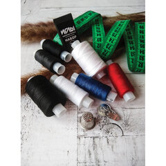 Набор ниток &laquo;Помощница&raquo;, 7 шт., 35 ЛЛ/<wbr/>100 ЛЛ, 200 м, иглы, сантиметр, наперсток, ОСТРОВ СОКРОВИЩ, 662791