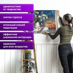 Картина по номерам 40х50 см, ОСТРОВ СОКРОВИЩ "Романтика вечера", на подрамнике, акрил, кисти, 662889