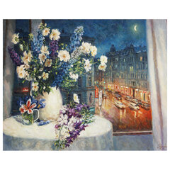 Картина по номерам 40&times;50 см, ОСТРОВ СОКРОВИЩ &laquo;Романтика вечера&raquo;, на подрамнике, акрил, кисти, 662889