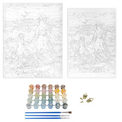 Картина по номерам 40&times;50 см, ОСТРОВ СОКРОВИЩ &laquo;На прогулке с мамой&raquo;, на подрамнике, акрил, 662909