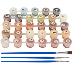 Картина по номерам 40&times;50 см, ОСТРОВ СОКРОВИЩ &laquo;Огни большого города&raquo;, на подрамнике, акрил, кисти, 662910