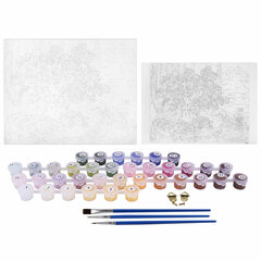 Картина по номерам 40&times;50 см, ОСТРОВ СОКРОВИЩ &laquo;Букет сирени&raquo;, на подрамнике, акрил, кисти, 663276