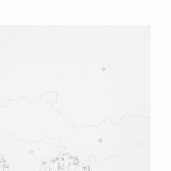 Картина по номерам 40&times;50 см, ОСТРОВ СОКРОВИЩ &laquo;Тишина&raquo;, на подрамнике, акрил, кисти, 663283