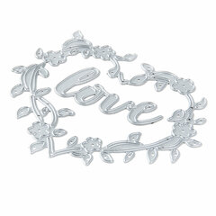 Ножи &laquo;Love в рамке&raquo; для Машинки для вырубки и тиснения ОС-5, 99&times;84,4 мм, ОСТРОВ СОКРОВИЩ, 663812