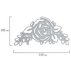 Ножи &laquo;Розы&raquo; для Машинки для вырубки и тиснения ОС-5, 2 штуки, 110,8&times;113 мм, ОСТРОВ СОКРОВИЩ, 663813