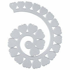 Нож &laquo;Цветочная спираль&raquo; для Машинки для вырубки и тиснения ОС-5, 108&times;135 мм, ОСТРОВ СОКРОВИЩ, 663814