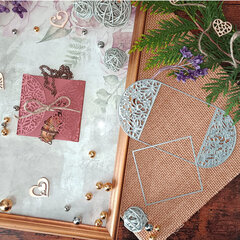 Ножи &laquo;Приглашение&raquo; для Машинки для вырубки и тиснения ОС-5, 166&times;82 мм, ОСТРОВ СОКРОВИЩ, 663816