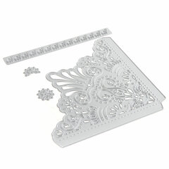 Ножи &laquo;Уголки&raquo; для Машинки для вырубки и тиснения ОС-5, 4 штуки, 150&times;164 мм, ОСТРОВ СОКРОВИЩ, 663821