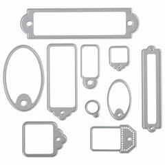Ножи &laquo;Бирки&raquo; для Машинки для вырубки и тиснения ОС-5, 10 штук, ОСТРОВ СОКРОВИЩ, 663823