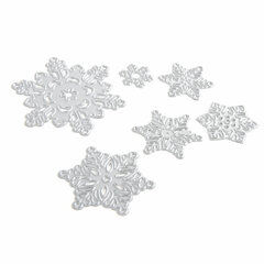 Ножи &laquo;Снежинки&raquo; для Машинки для вырубки и тиснения ОС-5, 6 штук, 112&times;128 мм, ОСТРОВ СОКРОВИЩ, 663826