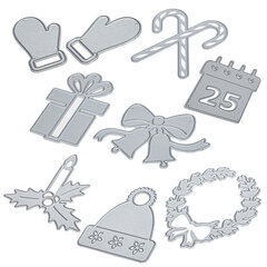 Ножи &laquo;Рождество&raquo; для Машинки для вырубки и тиснения ОС-5, 10 штук, 175&times;172 мм, ОСТРОВ СОКРОВИЩ, 663830