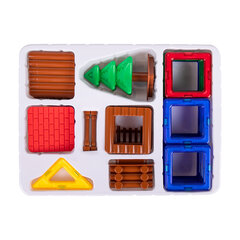 Магнитный конструктор MAGNETIC BUILD BLOCKS-39 &laquo;Построй дом&raquo;, 39 деталей, BRAUBERG KIDS, 663849