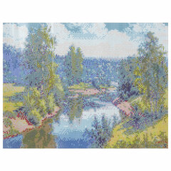 Картина стразами (алмазная мозаика), 30&times;40 см, ОСТРОВ СОКРОВИЩ &laquo;Проточная река&raquo;, без подрамника, 663851