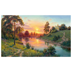 Картина стразами (алмазная мозаика), 30&times;40 см, ОСТРОВ СОКРОВИЩ &laquo;Тишина&raquo;, без подрамника, 663858
