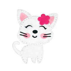 Набор для шитья игрушки из фетра &laquo;Котёнок&raquo;, ЮНЛАНДИЯ, 664490