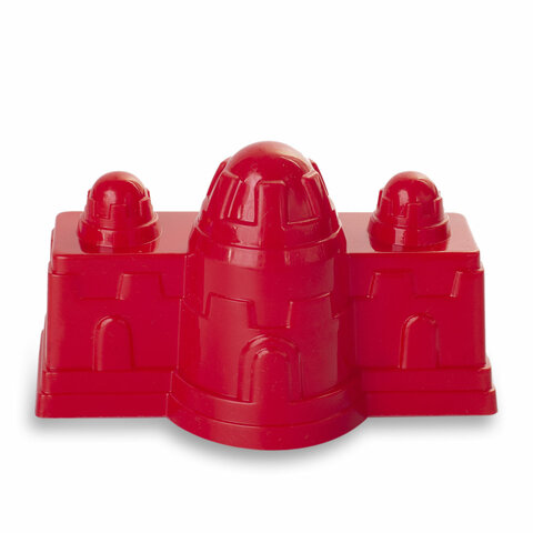 Набор для песочницы КРЕПОСТЬ, ведро-замок, совок, грабли, 3 формочки, пластик, АЛЕКС ТОЙЗ, 15562