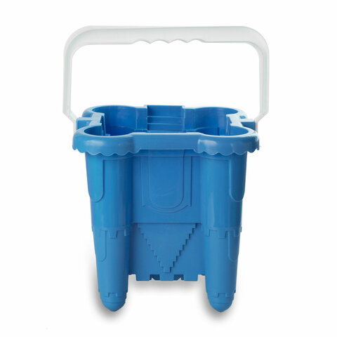 Набор для песочницы КРЕПОСТЬ, ведро-замок, совок, грабли, 3 формочки, пластик, АЛЕКС ТОЙЗ, 15562