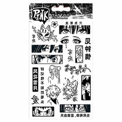 Наклейки-тату переводные АССОРТИ, Ч/<wbr/>Б, 11&times;20 см, PRIORITY