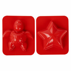 Песок для лепки кинетический BRAUBERG KIDS, синий, 500 г, 2 формочки, ведерко, 665095