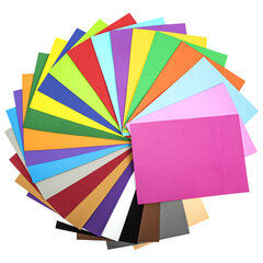 Пористая резина/<wbr/>фоамиран А4, 1 мм, НАБОР, 25 листов, 25 цветов, яркие цвета, ОСТРОВ СОКРОВИЩ, 665098