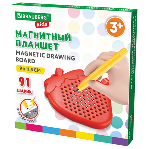 Магнитный планшет MAGPAD MINI для рисования 9х11,5 см, 91 шарик, ассорти, BRAUBERG KIDS, 665106 - фото 9