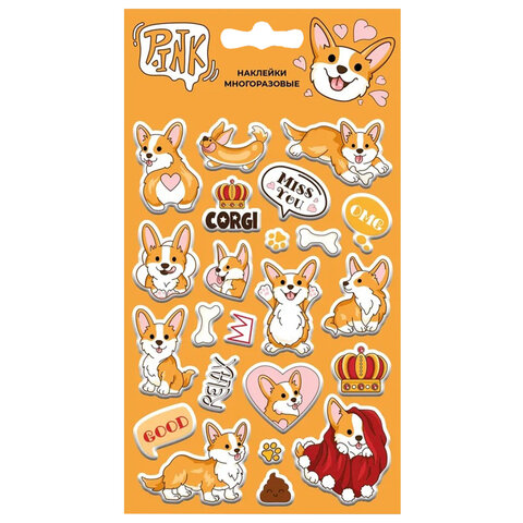 Наклейки объемные АССОРТИ, 11х20 см, PRIORITY - фото 5