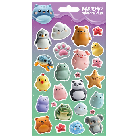 Наклейки объемные АССОРТИ, 11х20 см, PRIORITY - фото 10