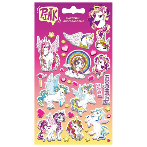 Наклейки объемные АССОРТИ, 11х20 см, PRIORITY - фото 8