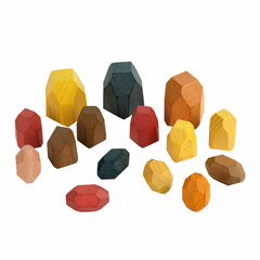 Балансир-головоломка &laquo;Башня Туми Иши&raquo;, 15 цветных деревянных камней, ЗОЛОТАЯ СКАЗКА, 665257