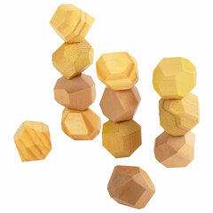 Балансир-головоломка &laquo;Башня Туми Иши&raquo;, 12 деревянных камней, ЗОЛОТАЯ СКАЗКА, 665258