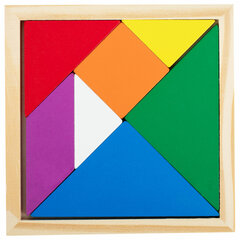 Головоломка развивающая деревянная &laquo;Танграм&raquo;, 14&times;14 см, BRAUBERG KIDS, 665261