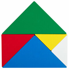 Головоломка развивающая деревянная &laquo;Танграм&raquo;, 14&times;14 см, BRAUBERG KIDS, 665261