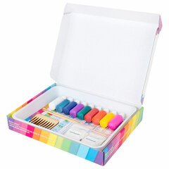 ЭБРУ набор для рисования на воде 9 цветов по 20 мл (60 картин), лоток А4, BRAUBERG HOBBY, 665355