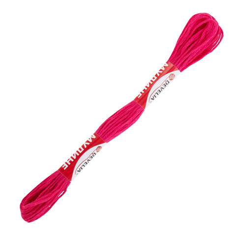 Нитки для вышивания (мулине), Набор 100 цветов, 8 м, полиэфир, DEVELIA (Девелия), 665432