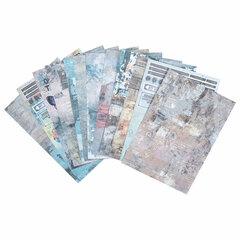 Бумага для скрапбукинга 15&times;21 см &laquo;Текстуры&raquo;, двусторонняя,12 листов, 240 г/<wbr/>м<sup>2</sup>, ОСТРОВ СОКРОВИЩ, 665443