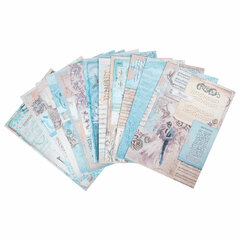 Бумага для скрапбукинга 15&times;21 см &laquo;Нотная Гамма&raquo;, двусторонняя, 12 листов, 240 г/<wbr/>м<sup>2</sup>, ОСТРОВ СОКРОВИЩ, 665445