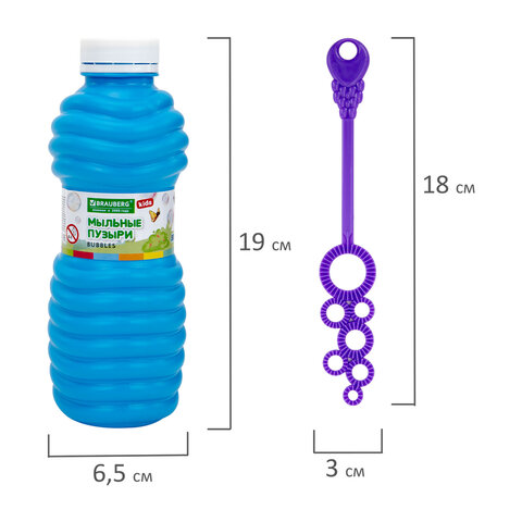 Мыльные пузыри 500 мл, BRAUBERG KIDS, 665454 - фото 5