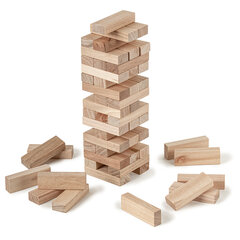 Игра настольная &laquo;БАШНЯ&raquo;, 54 деревянных блока, BRAUBERG HOBBY, 665492