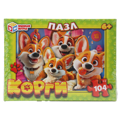 Пазл картонный для детей, лицензия АССОРТИ, УМНЫЕ ИГРЫ - фото 14