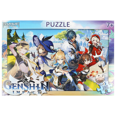 Пазл картонный для детей, лицензия АССОРТИ, УМНЫЕ ИГРЫ