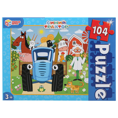 Пазл картонный для детей, лицензия АССОРТИ, УМНЫЕ ИГРЫ