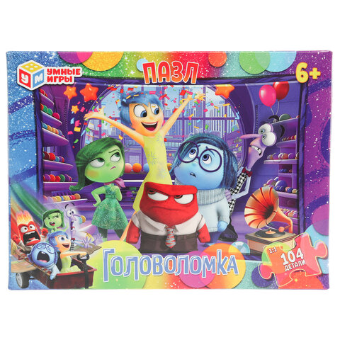 Пазл картонный для детей, лицензия АССОРТИ, УМНЫЕ ИГРЫ - фото 13