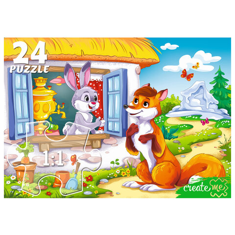 Пазл картонный для детей АССОРТИ, УМНЫЕ ИГРЫ, ш/к 84580