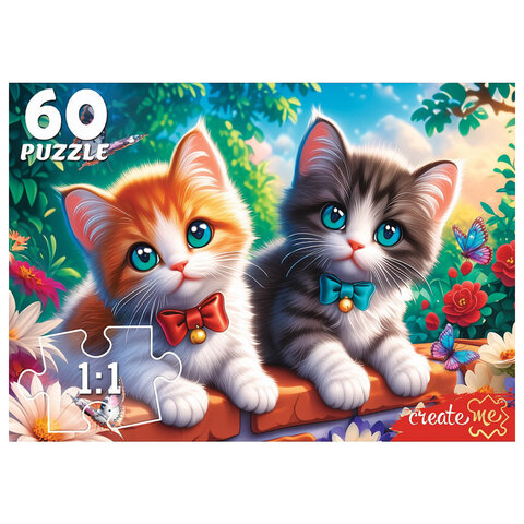 Пазл картонный для детей АССОРТИ, УМНЫЕ ИГРЫ, ш/к 84580